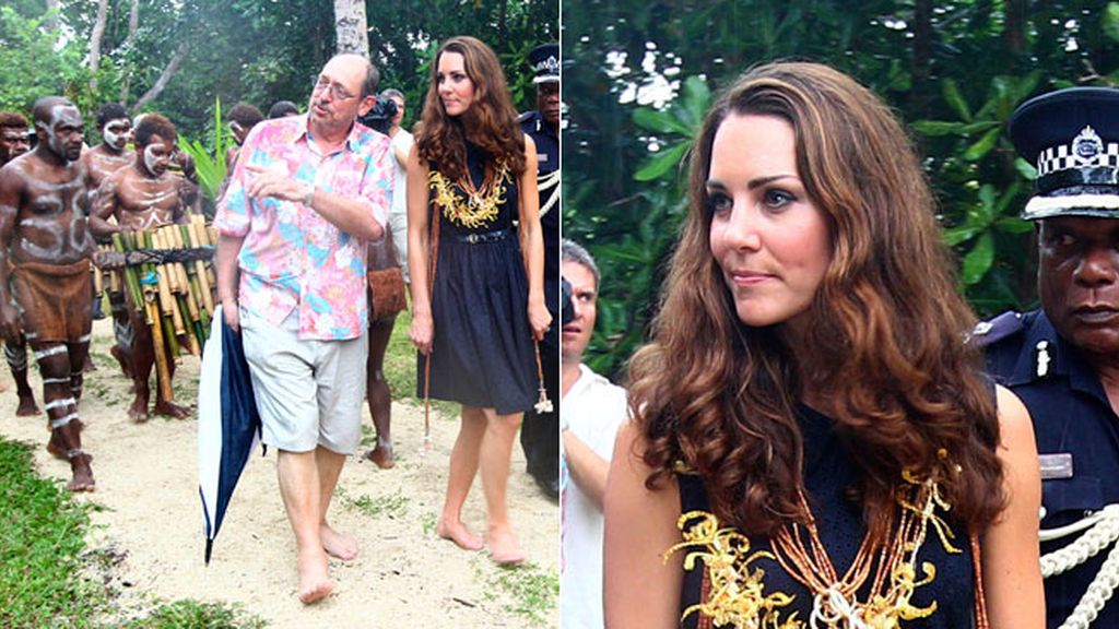 Kate Middleton, del top less al total look tribal