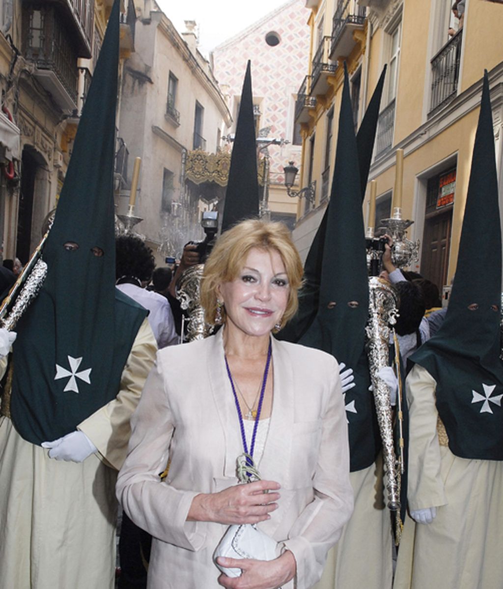 Famosos devotos en Semana Santa
