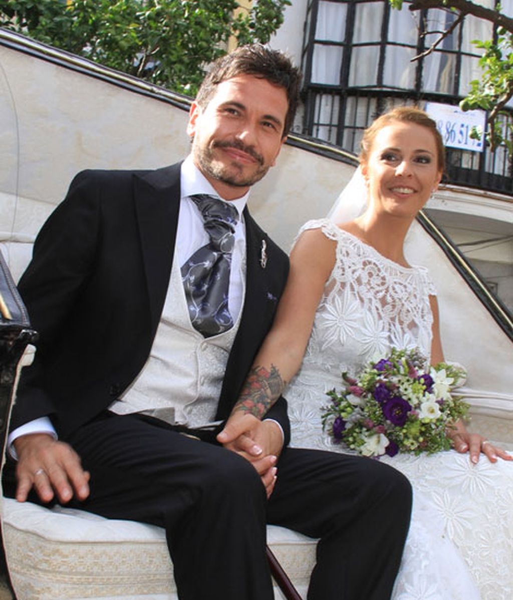 Así fue el romántico enlace entre David de María y Lola Escobedo, su mánager