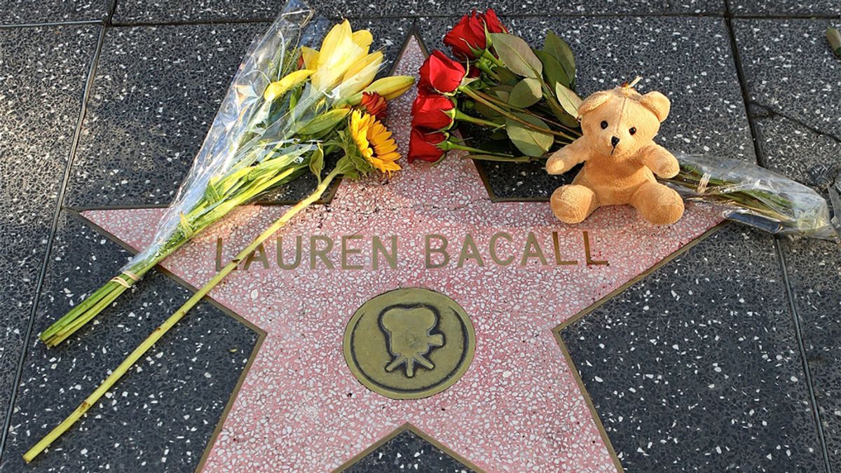 La estrella de al fama de Lauren Bacall