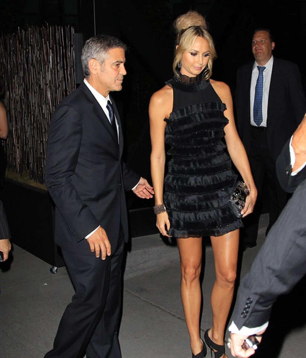 Clooney y su novia