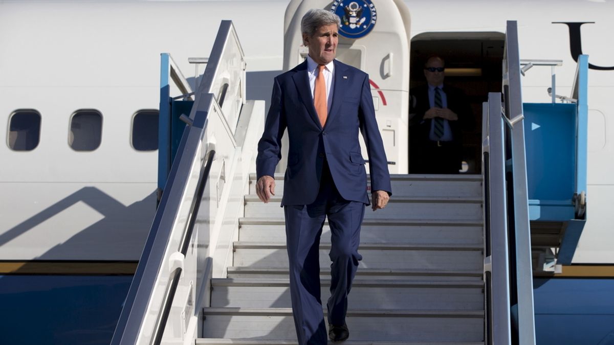 El secretario de Estado norteamericano, John Kerry, de visita en Israel y los territorios palestinos