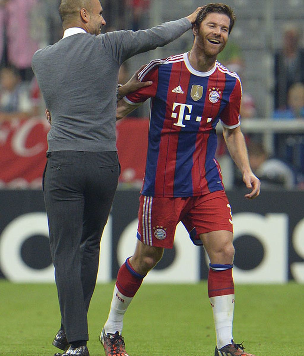 xabi alonso y guardiola