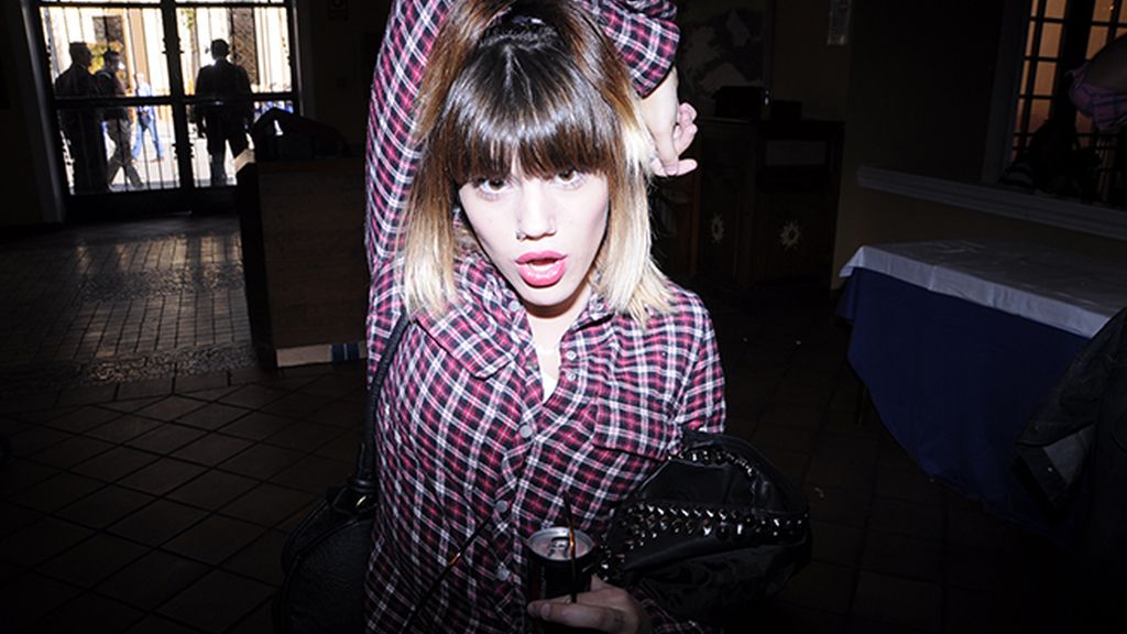 La cantante y actriz Angie