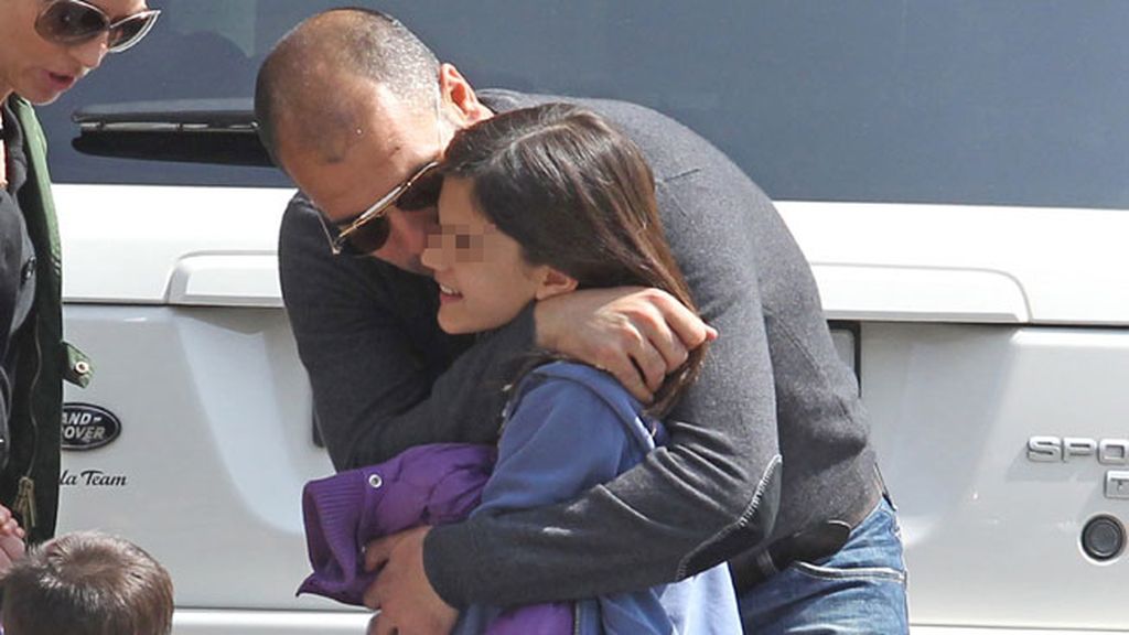 Pep con María, la mayor de sus tres hijos