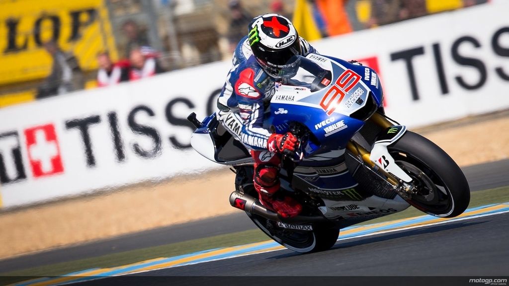 Jorge Lorenzo abre gas durante la clasificación en Le Mans