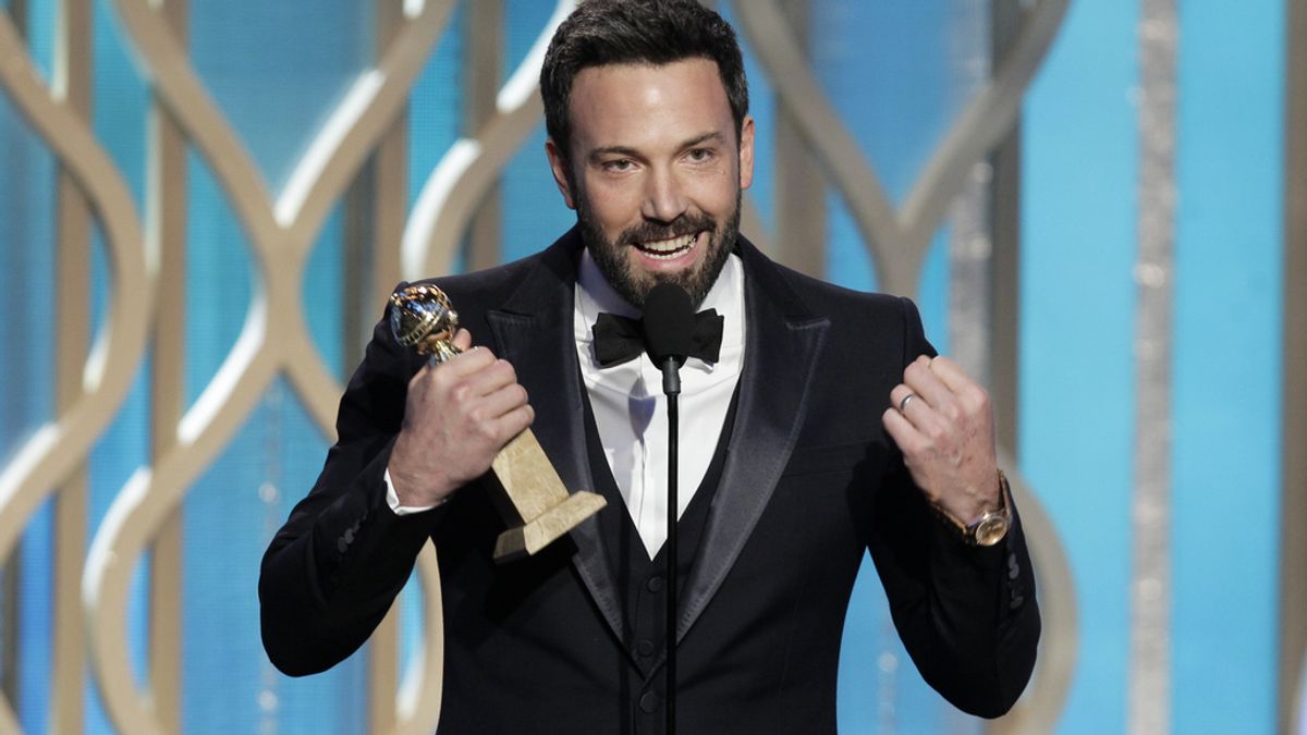 'Argo' y Ben Affleck se coronan en los Globos de Oro