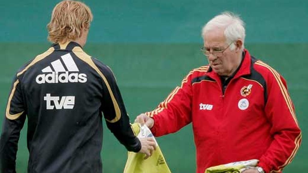 Luis Aragonés y Fernando Torres