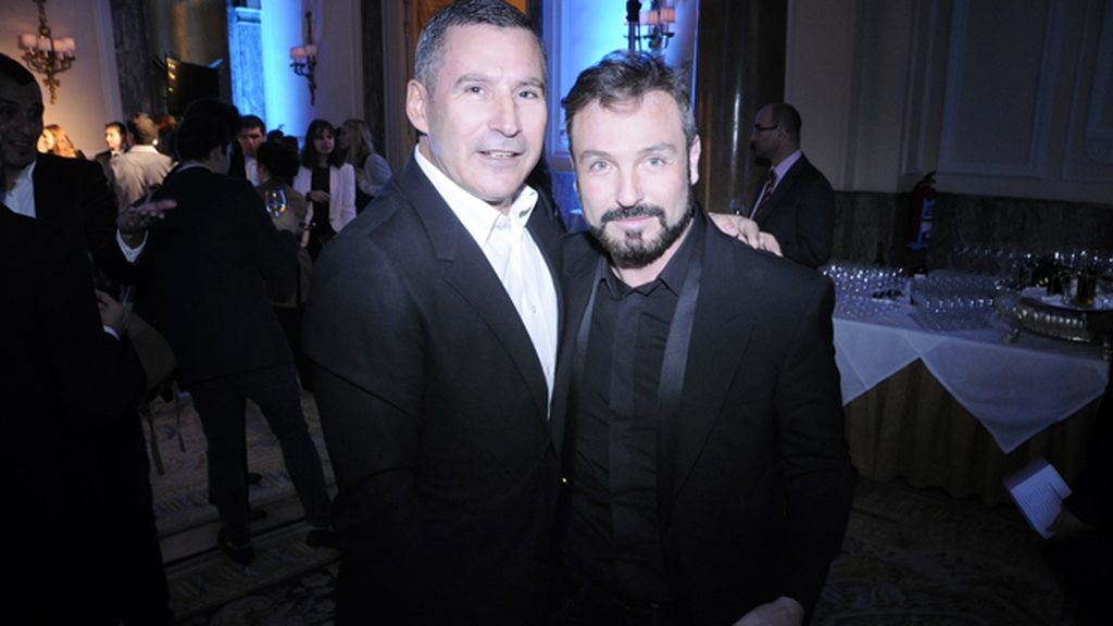 Matías Rodríguez, de Muypersonal comunicación, y David Sánchez de DyP