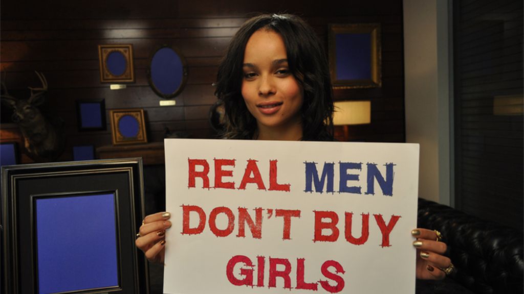 Zoe Kravitz apoya la campaña