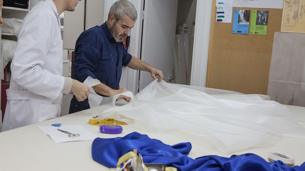 interior del taller de Lorenzo Caprile