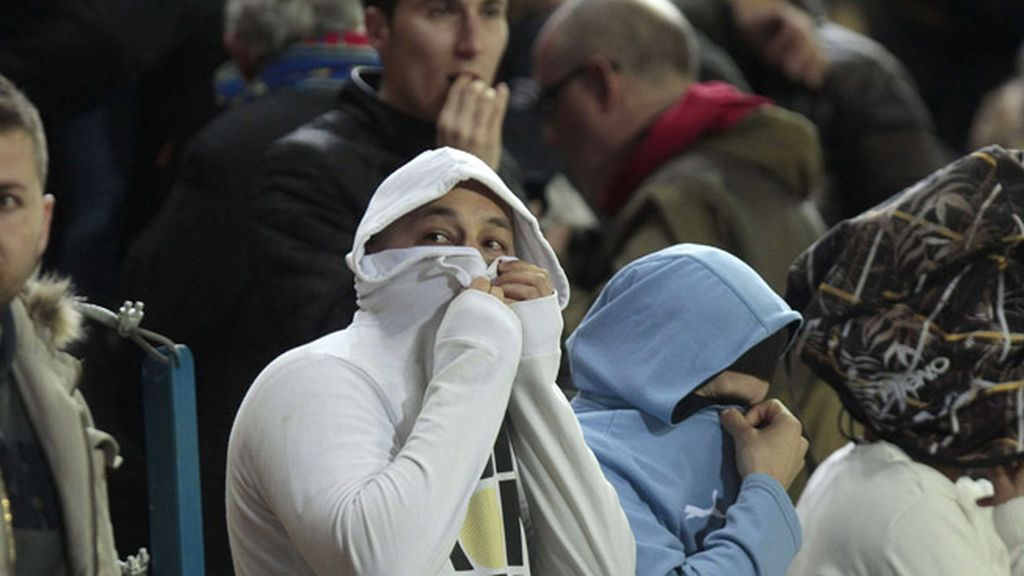 Una bomba lacrimógena estalla en El Madrigal