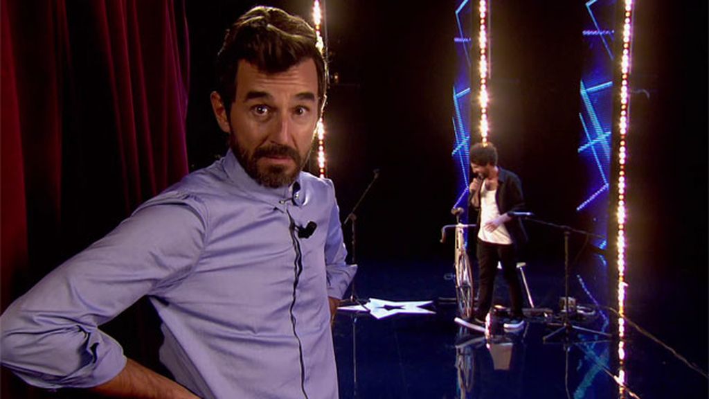 El presentador, con las emociones a flor de piel