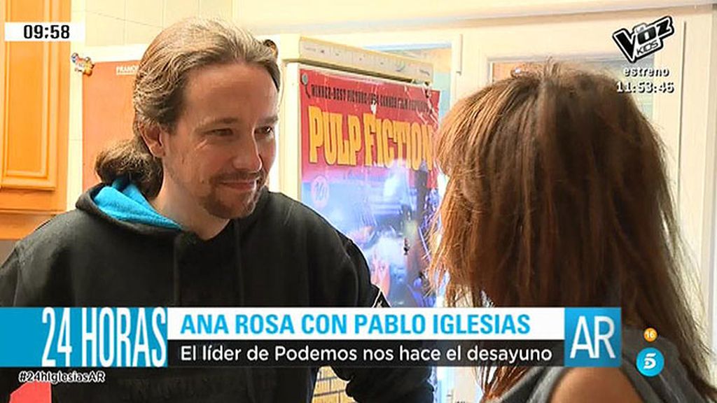Han salido a correr, han desayunado juntos, comido con el nucleo duro de Podemos...