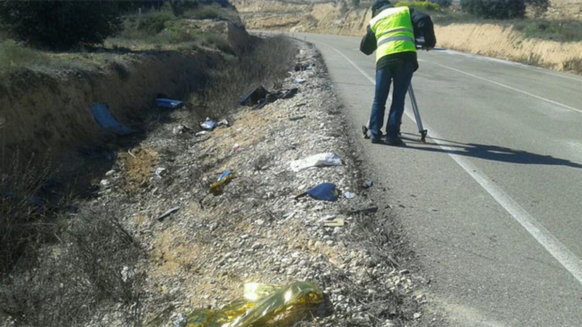 Accidente en Maella, Zaragoza