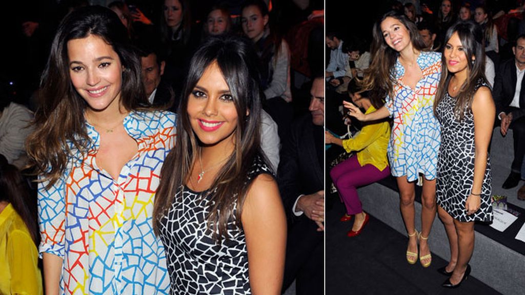 Cristina Pedroche y Malena Costa en el desfile de Desigual