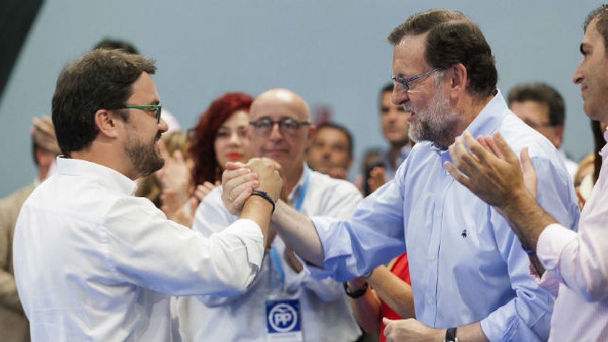 Mariano Rajoy y Asier Antona