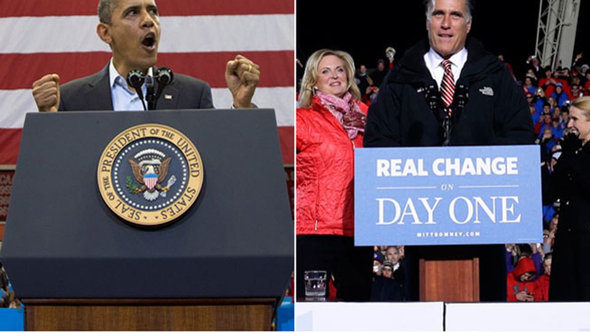 Obama y Romney apuran la campaña electoral