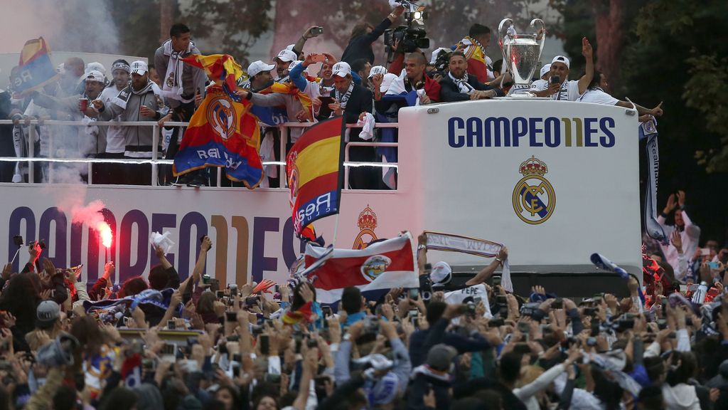 La celebración terminará en el Bernabéu