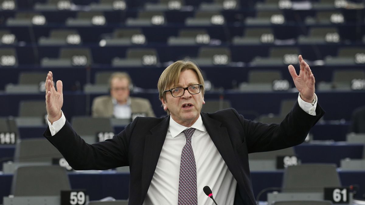 Guy Verhofstadt, candidato a presidir la Comisión Europea