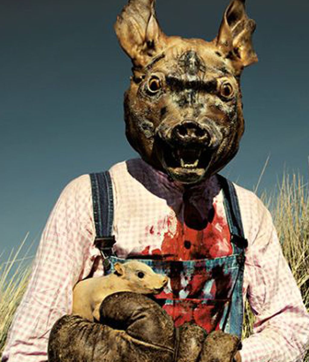 Polémicas fotografías escalofriantes con animales disecados