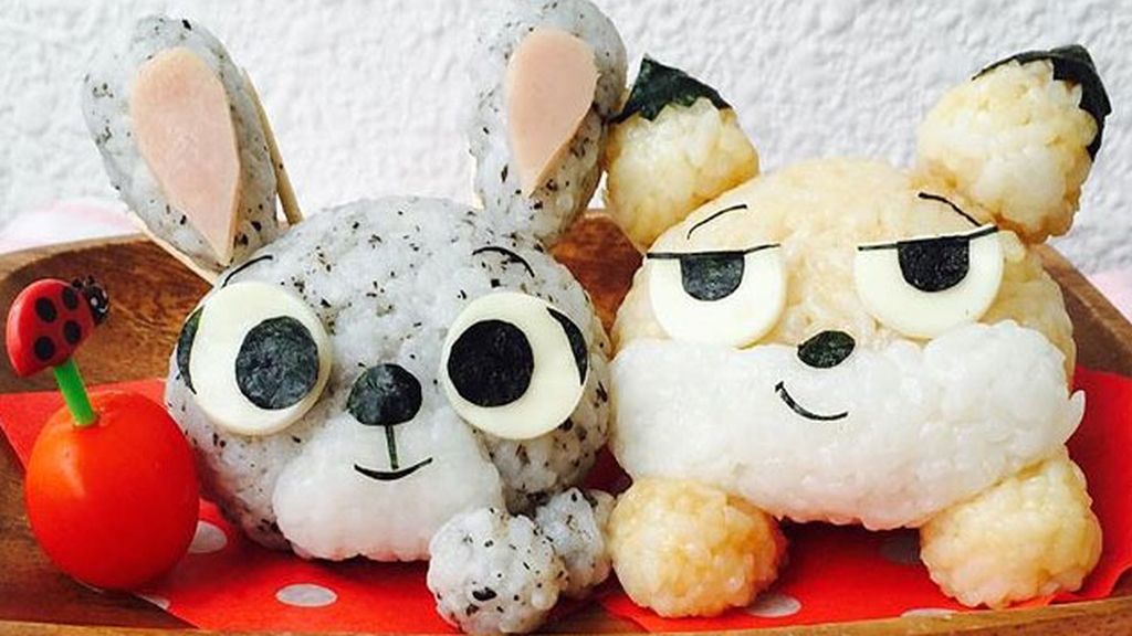 Utiliza todo tipo de alimentos para crear populares personajes de dibujos