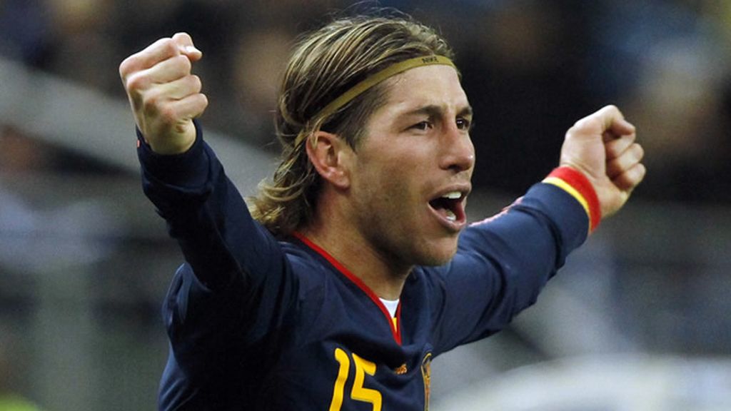 Sergio Ramos celebra el tanto marcado