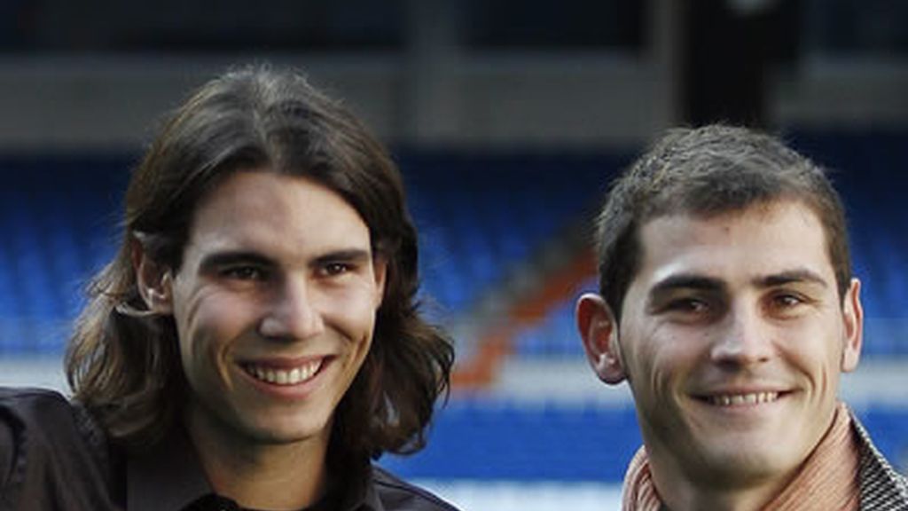 Iker Casillas y Rafael Nadal