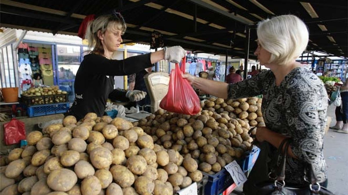 Puesto de verduras