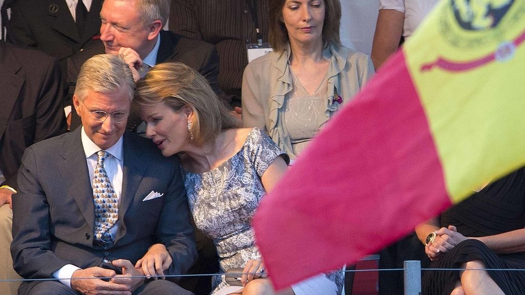 Alberto de Bélgica y su hijo, complicidad y emoción
