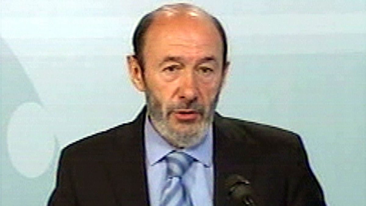 Ministro del Interior, Alfredo Pérez Rubalcaba
