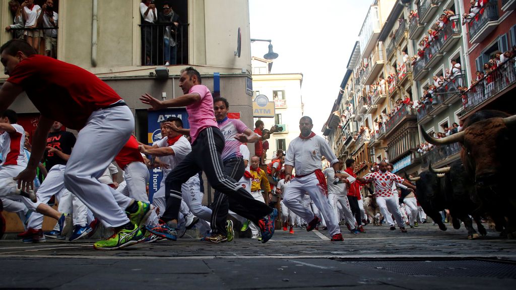 Cuatro corredores heridos