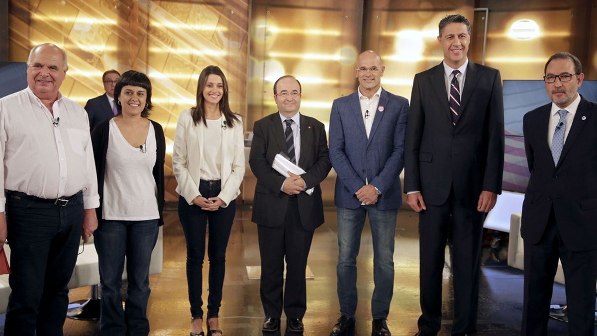Debate de los candidatos a las elecciones del 27S en Cataluña