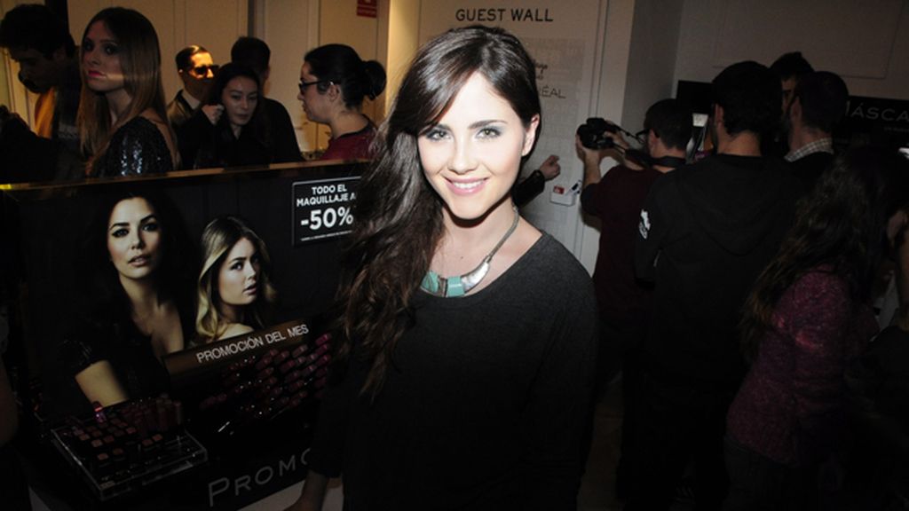 La actriz Lucía Ramos tampoco se quiso perder este fiestón