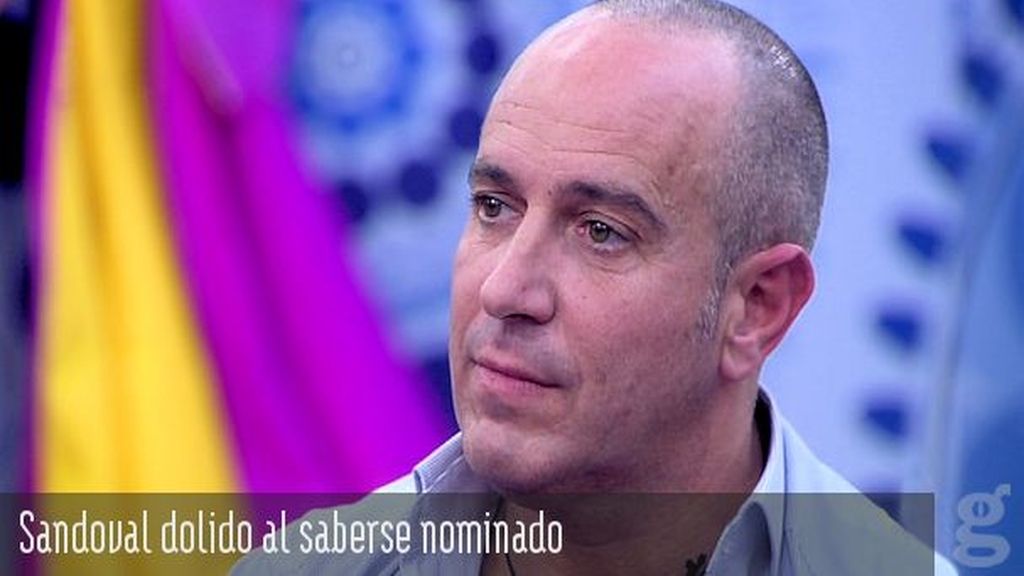 Sandoval dolido al saberse nominado