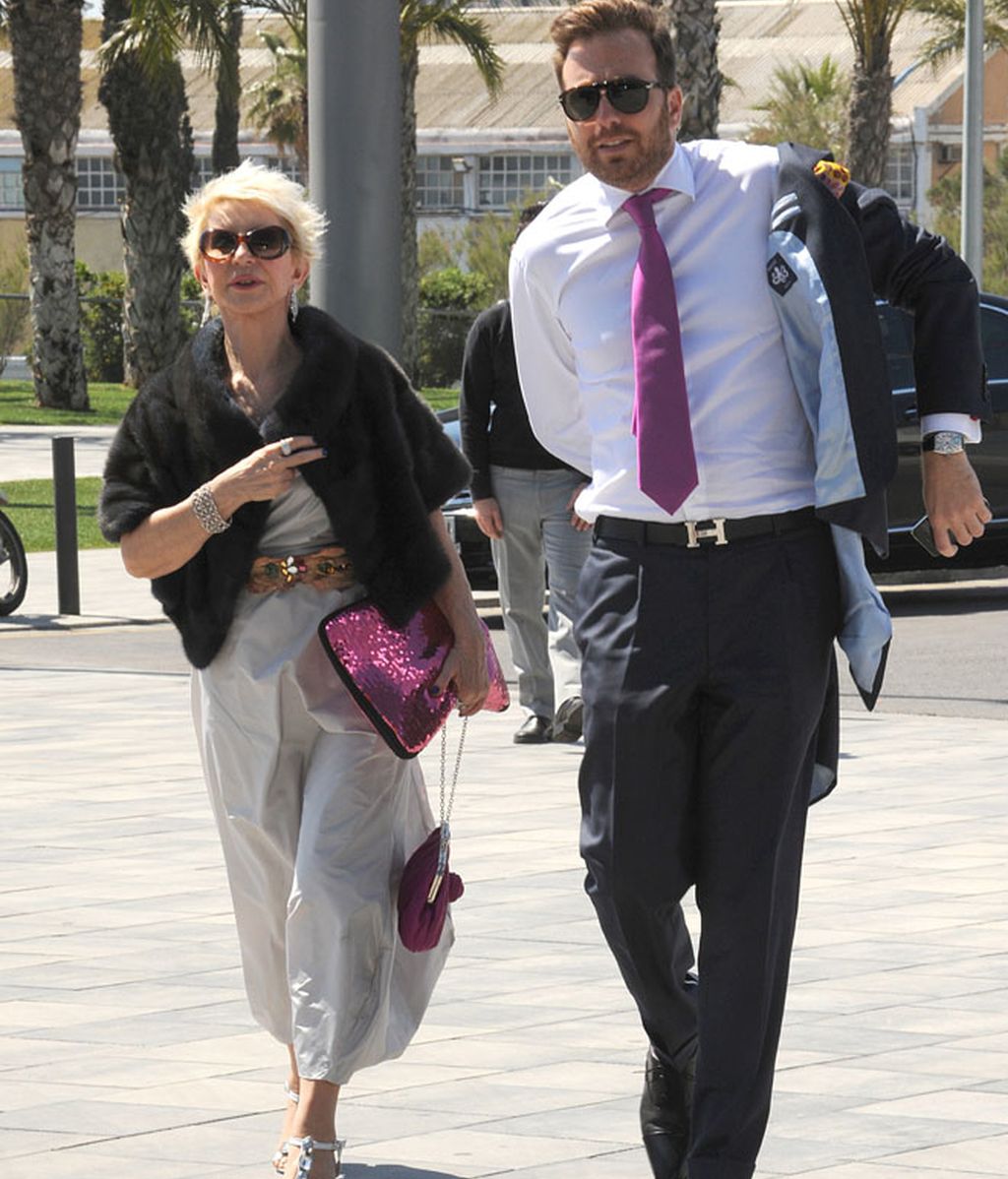 Belén Esteban y José Montilla, en la boda del creador de 'Sálvame'