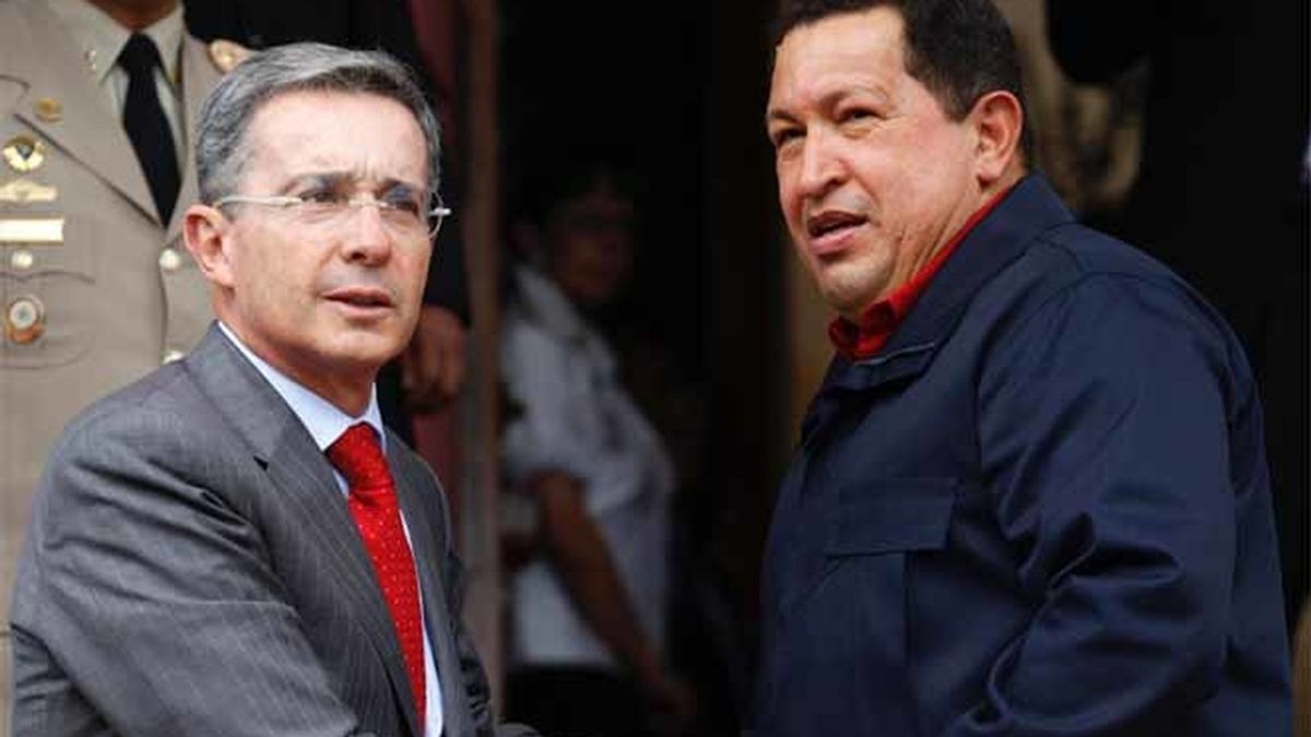 Chávez y Uribe unidos