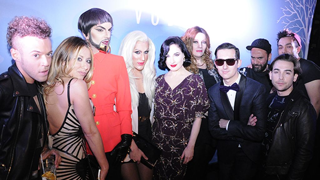 Junto a Dita Von Teese y las artistas de ¡Qué trabaje Rita!