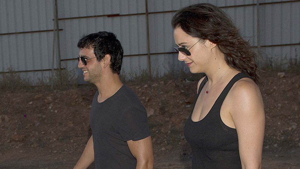 Fran Perea y su novia