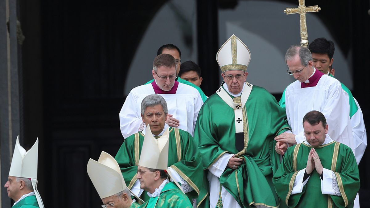 El Papa Francisco da una homilía a los diáconos congregados por el Año Jubileo