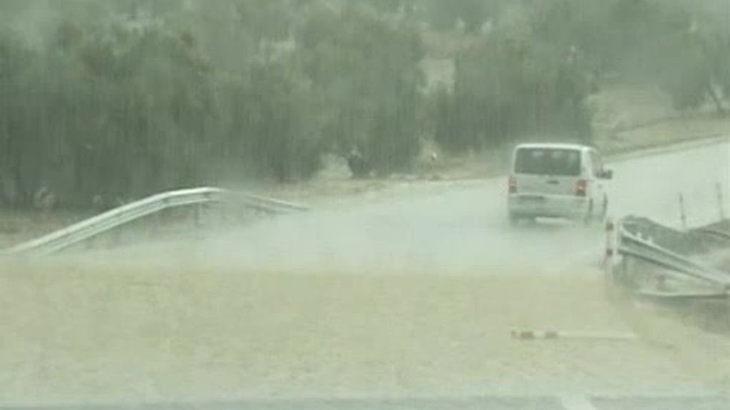 Nuevas riadas en Ibros, una localidad de Jaén