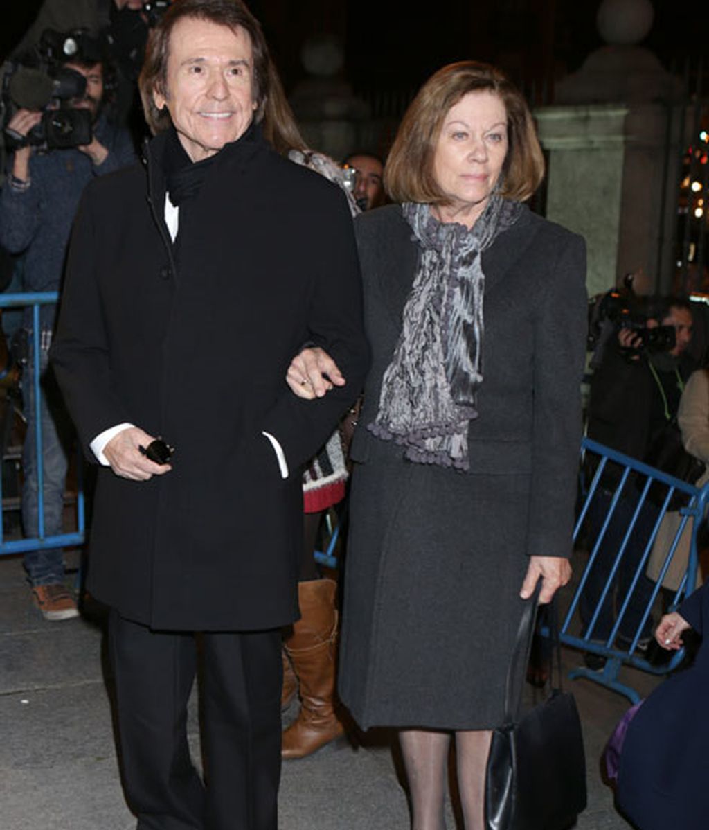 Raphael y su mujer, Natalia Figueroa