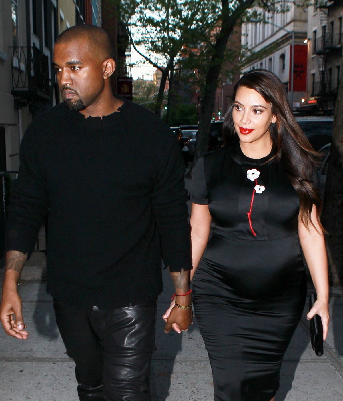 Kim Kardashian y Kanye West ya son papás primerizos