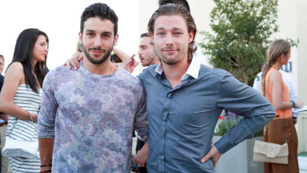 Los actores Jonás Berami y Jan Cornet