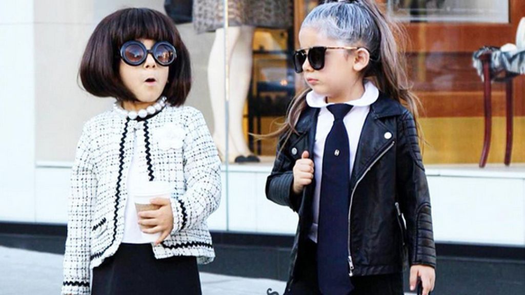 Disfrazadas de Karl Lagerfeld y Anna Wintour en Halloween