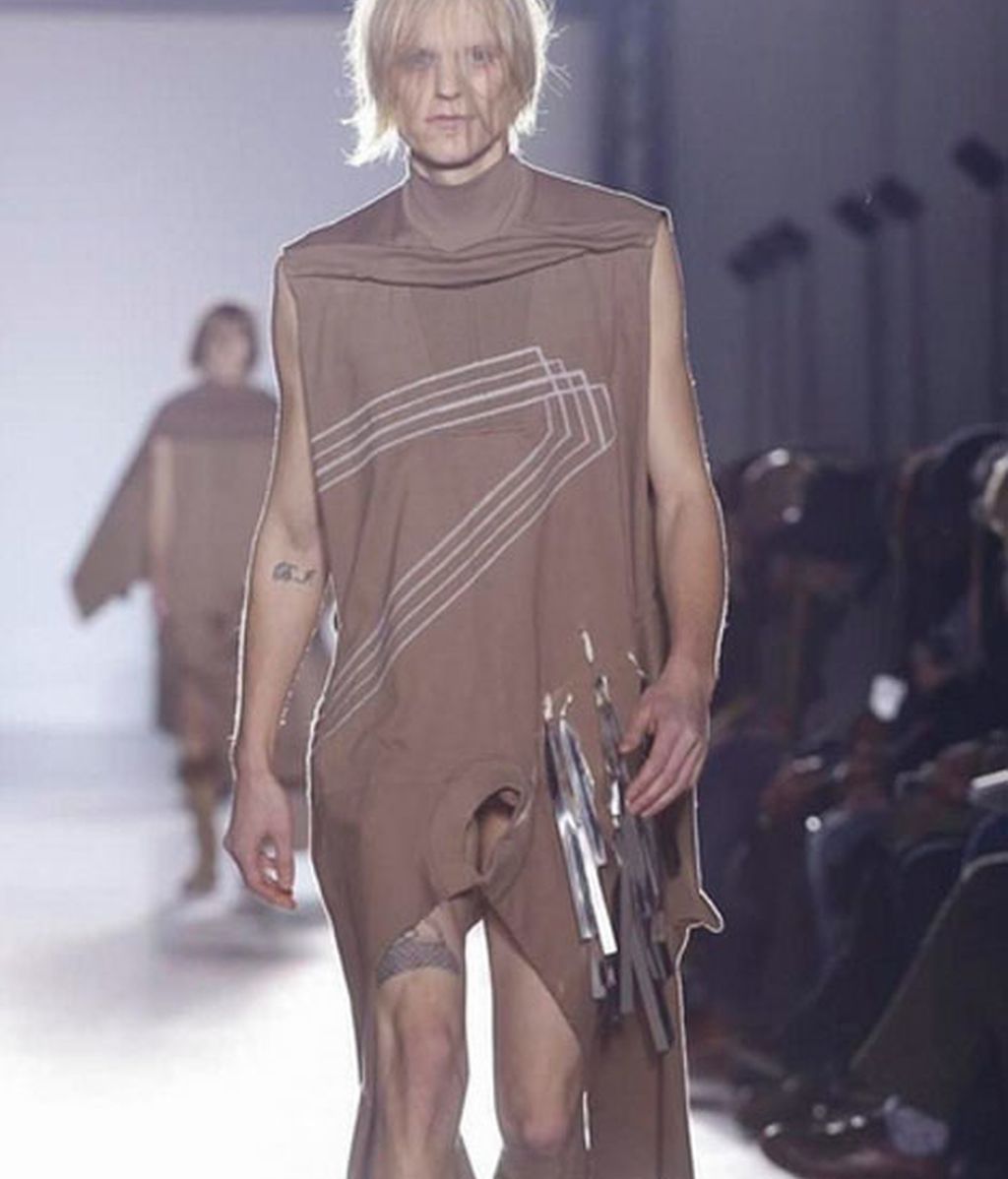 La propuesta masculina de Rick Owens en Paris Fashion Week