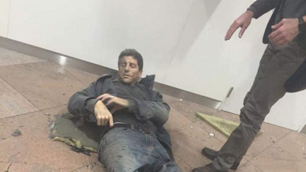 Un herido en las explosiones de Bruselas