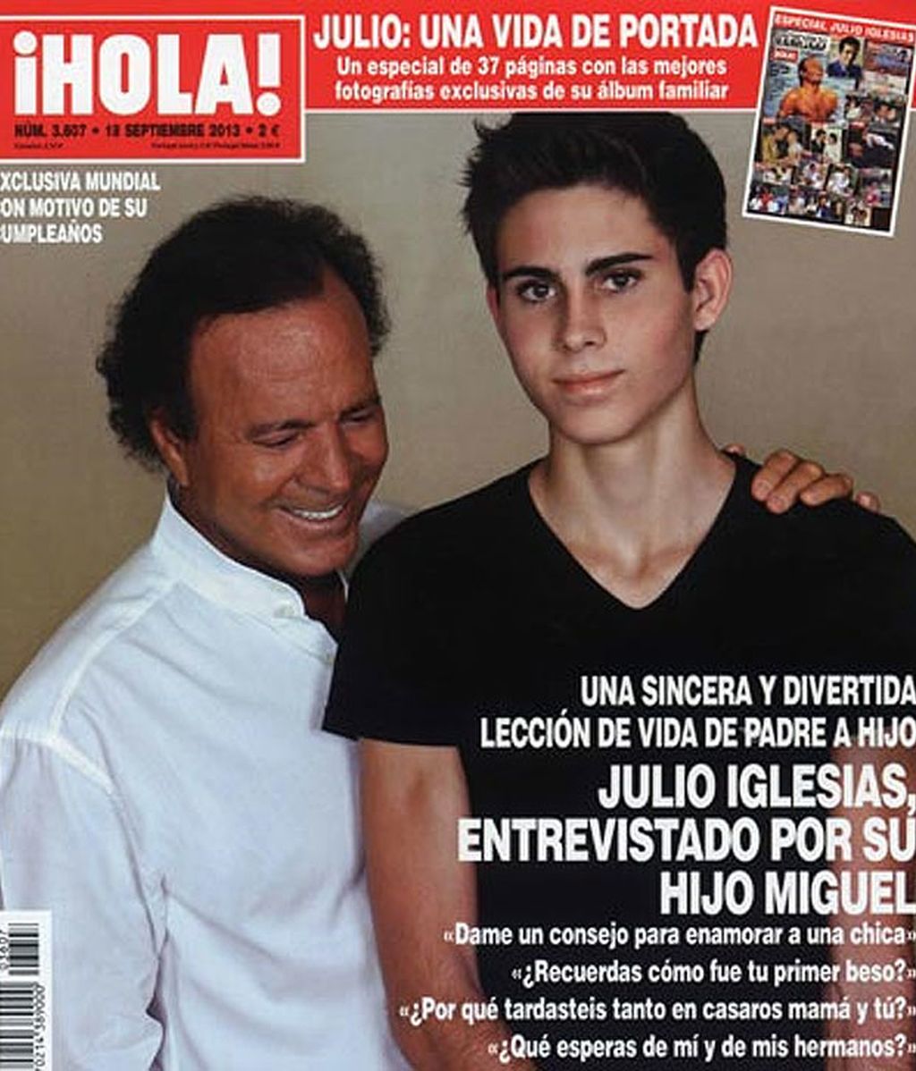 Julio Iglesias, entrevistado por su hijo