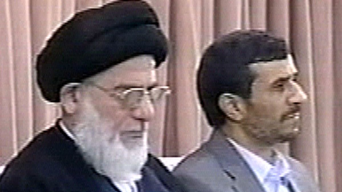 El ex presidente reformista, Mohamed Jatamí, junto a Mir Hosein Musaví