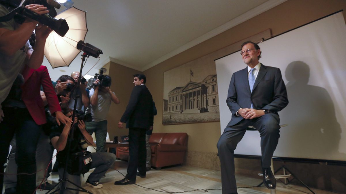 Rajoy acude al Congreso para presentar su credencial